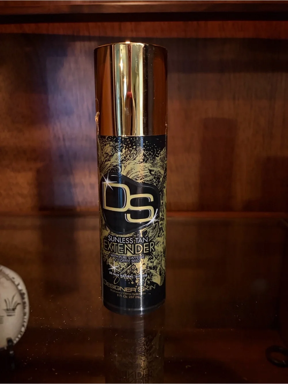 Designer Skin Sunless Tan Extender - Black & Gold Bottle 8 fl oz / 237 mL
